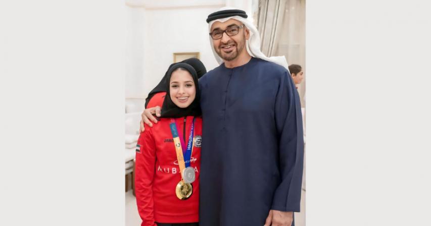 The Emirati girl is thrilled for her upcoming debut in a steel cage Jiu-Jitsu fight