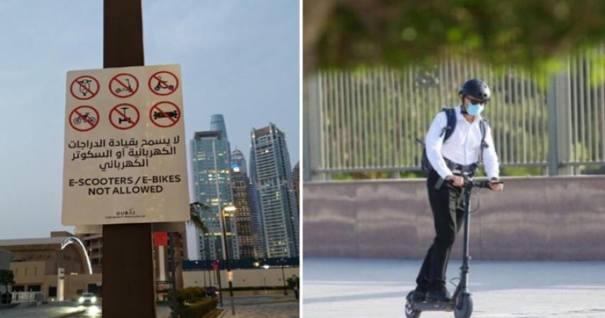 Dubai riders blame reckless few for e-scooter ban