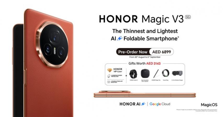 HONOR unveils UAE pre-order for Magic V3 