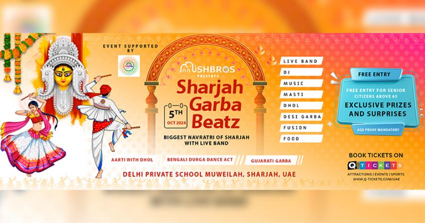 Participate in the spectacular Navratri event at Sharjah Garba Beatz