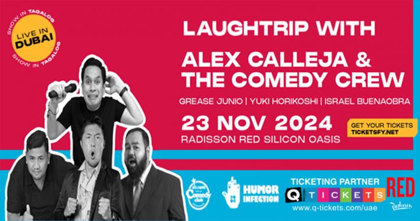 Experience Hilarity at Laughtrip with Alex Calleja & Crew in Dubai