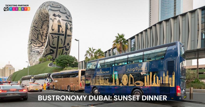 Unforgettable Sunset Views & Fine Dining on Bustronomy Dubai