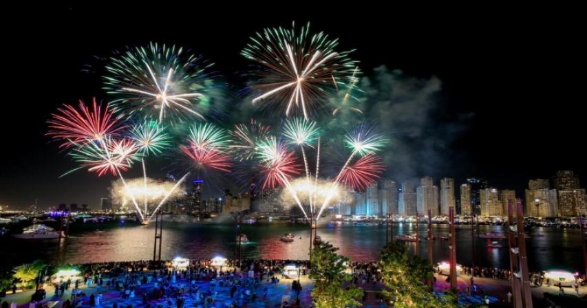 Daily DSF fireworks, drone shows in Dubai