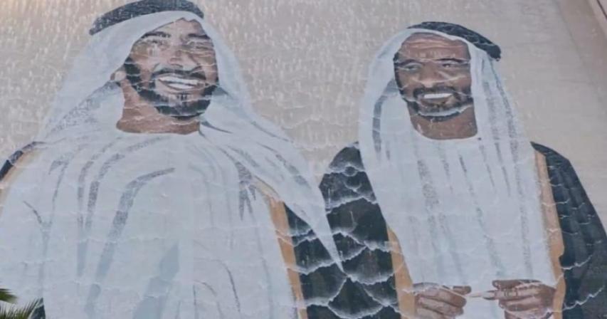 Stunning Hatta mural made of 1.2 million marble pieces honours UAE founders