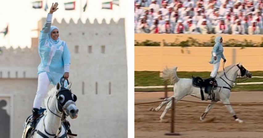 UAE: Meet the woman whose horseback salute to Sheikh Mohamed captured hearts