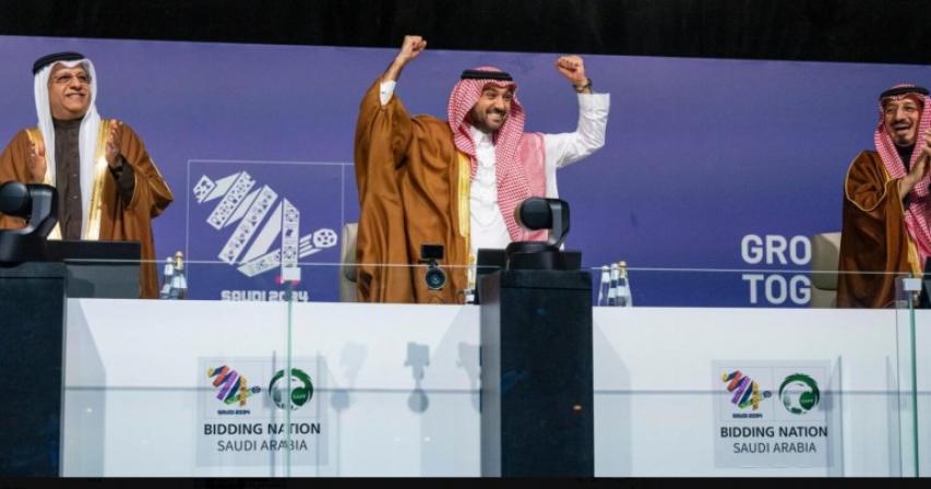 Sheikh Mohammed congratulates Saudi Arabia on hosting 2034 FIFA World Cup