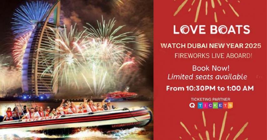 Experience the Magic of Dubai New Year 2025 Fireworks from a Speedboat