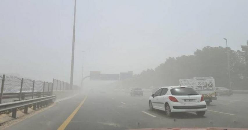 uae-weather-blowing-dust-to-reduce-visibility-rough-seas-forecast-in-oman-sea
