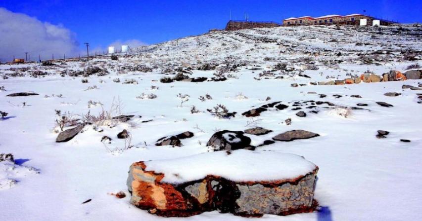 When snow covered RAK mountains on one of UAE coldest days ever