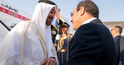 Abu Dhabi Crown Prince Wraps up Short Visit to Cairo