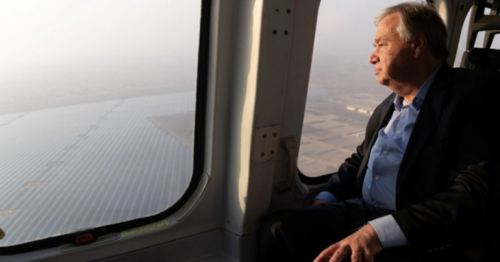 UN Secretary General tours world's largest solar project 'Noor Abu Dhabi'