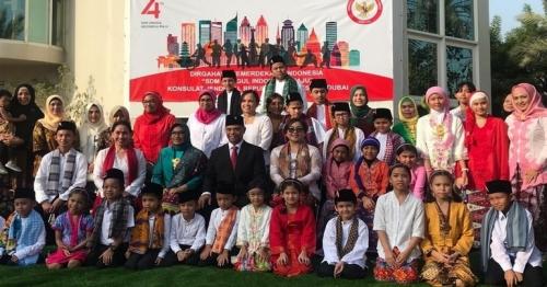 Indonesians celebrate 74th Independence Day in Dubai