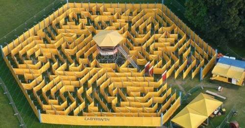 The world’s largest mobile maze attraction is now open in Dubai