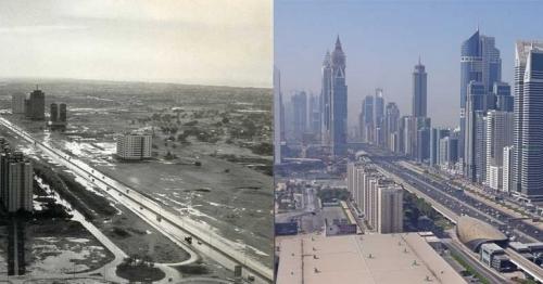 When Dubai's Sheikh Zayed Road had more camels than cars