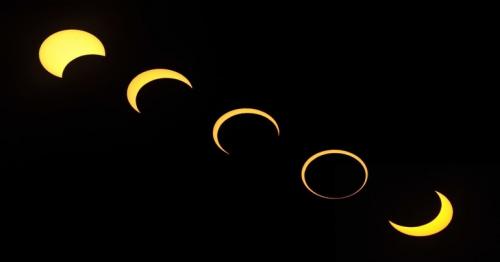 Final solar eclipse of the decade as seen from UAE