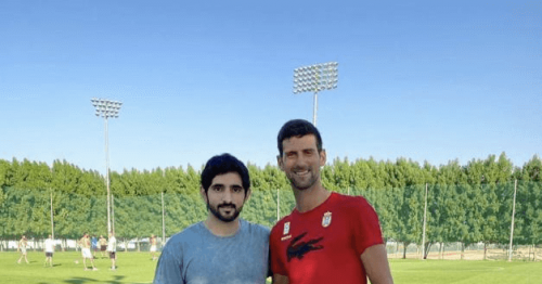 Ronaldo, Djokovic meet with Sheikh Hamdan in Dubai