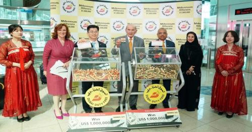 Indian, Jordanian win $1 million each at Dubai Duty Free raffle