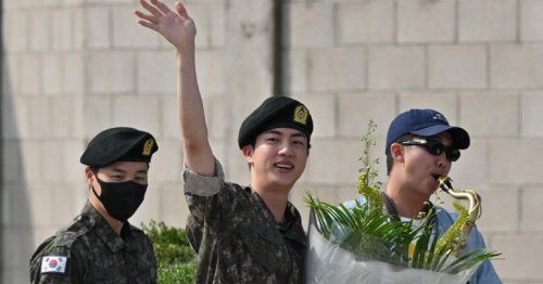 Jin, oldest member of K-pop's BTS, finishes army service in South Korea