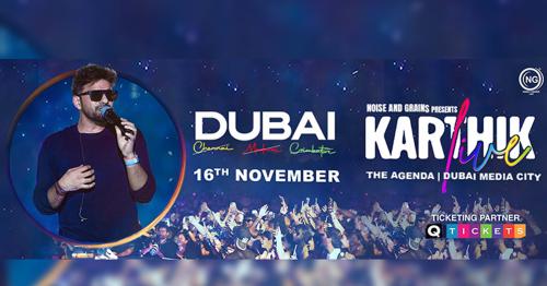 Karthik Live in Dubai: Magical Music Night