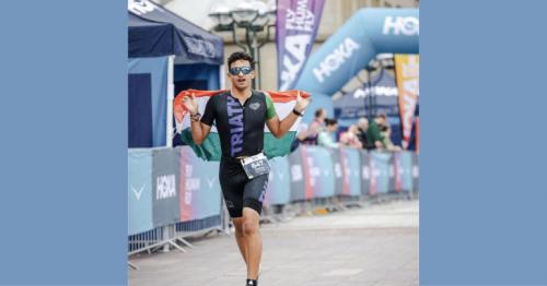 Kite Beach training powers Dubai teen triathlon record