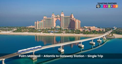 Palm Monorail Single Trip: Iconic Atlantis to Gateway Station