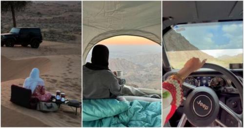 Solo women campers in UAE inspire winter adventures and road trips